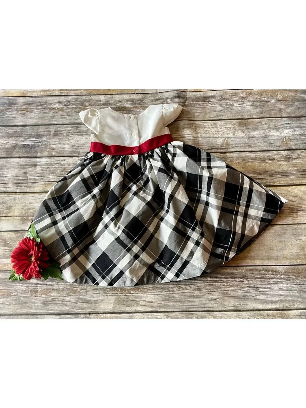 Fancy Gymboree Dress w/Matching Bow